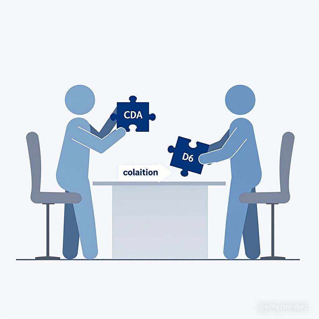 CDA en D66 schuiven vandaag de stukken op tafel voor een nieuw kabinet.